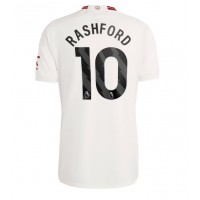 Manchester United Marcus Rashford #10 Tredjeställ 2023-24 Kortärmad